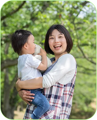 乳児と先生